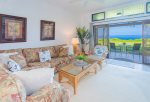 The large lanai is located just off the living room and boasts stunning views that are simply captivating